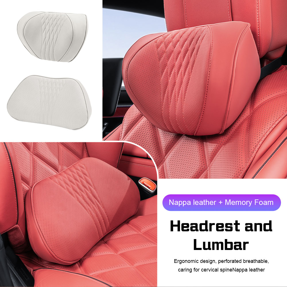 For Peugeot 308 408 508 2008 3 - Memory Foam Car Neck Pillow Lumbar Support recension och pris