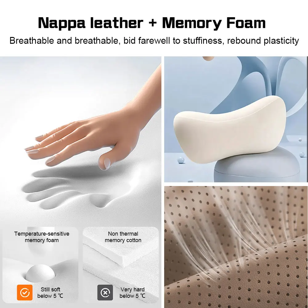 For Peugeot 308 408 508 2008 3 - Memory Foam Car Neck Pillow Lumbar Support recension och pris