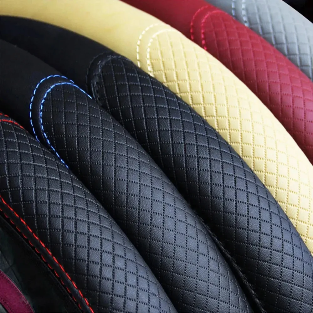 37-39cm Car Steering Wheel Cov - Car Steering Wheel Cover Anti Slip Breathable recension och pris