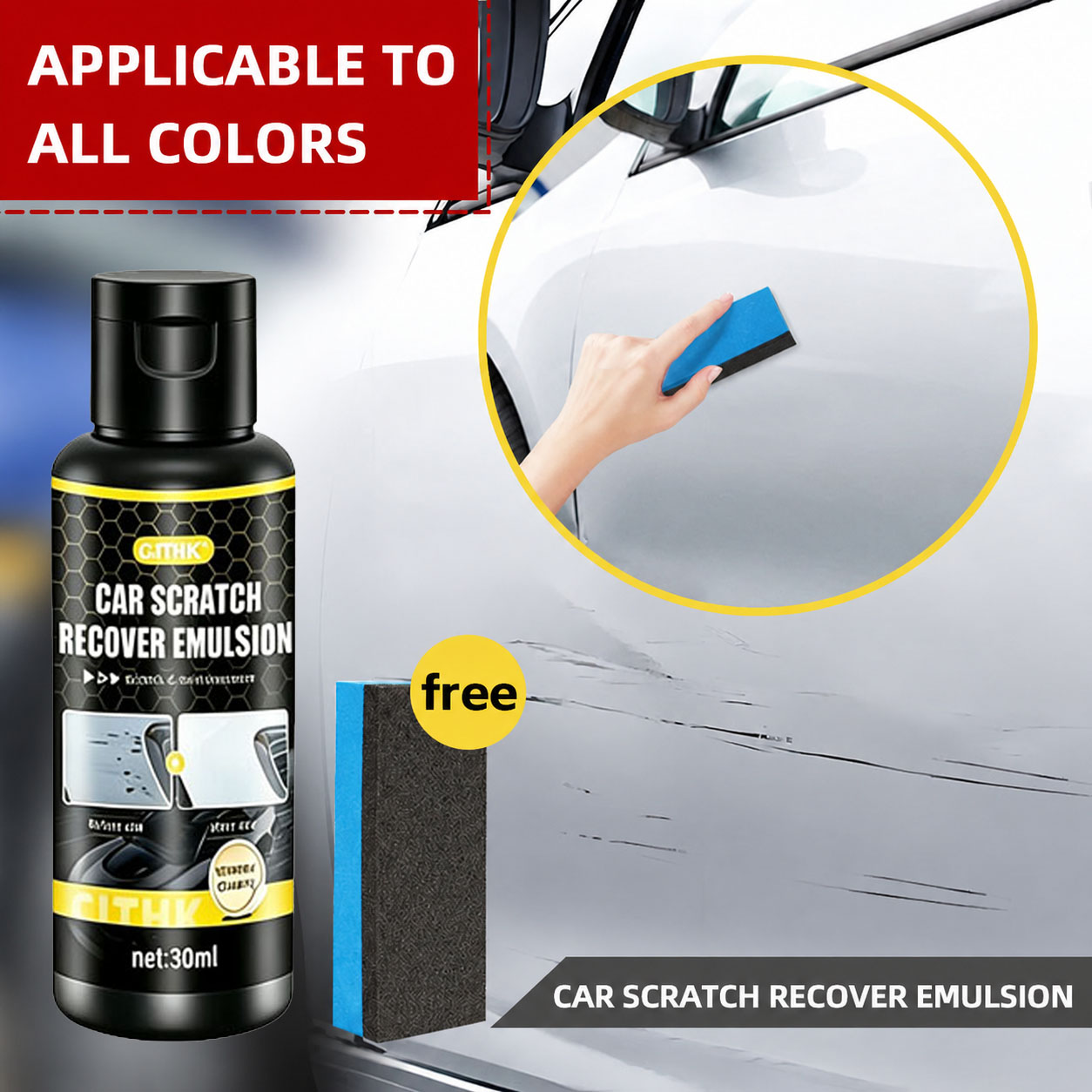 Car Scratch Remover Anti Scrat - Car Scratch Repair Polishing Wax Paste recension och pris