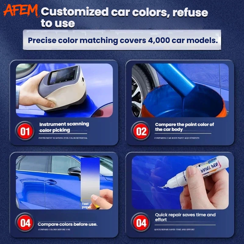 Car Touch Up Paint Pen Scratch - Car Scratch Repair Polishing Wax Paste recension och pris