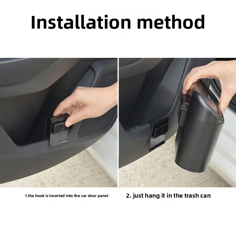 For Mercedes Benz M-Class W166 - Waterproof Car Trash Can With Lid recension och pris