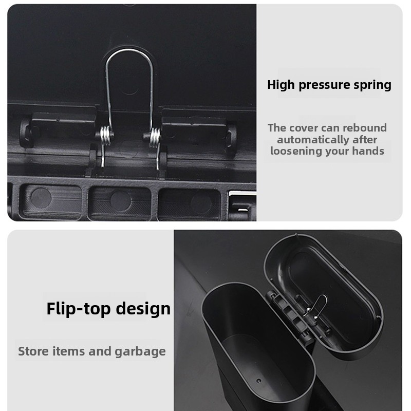 For Mercedes Benz M-Class W166 - Waterproof Car Trash Can With Lid recension och pris
